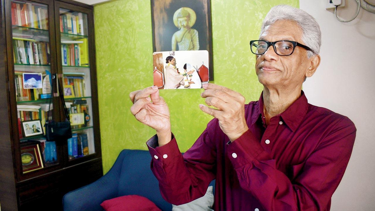 Former TISS professor and sociologist Govardhan Wankhede, who married Radha in Akola in 1985 in a Buddhist ceremony, says that the ritual is seen as a  mechanism of “cultural and social change” and protest against Hinduism. Pic/Sameer Markande