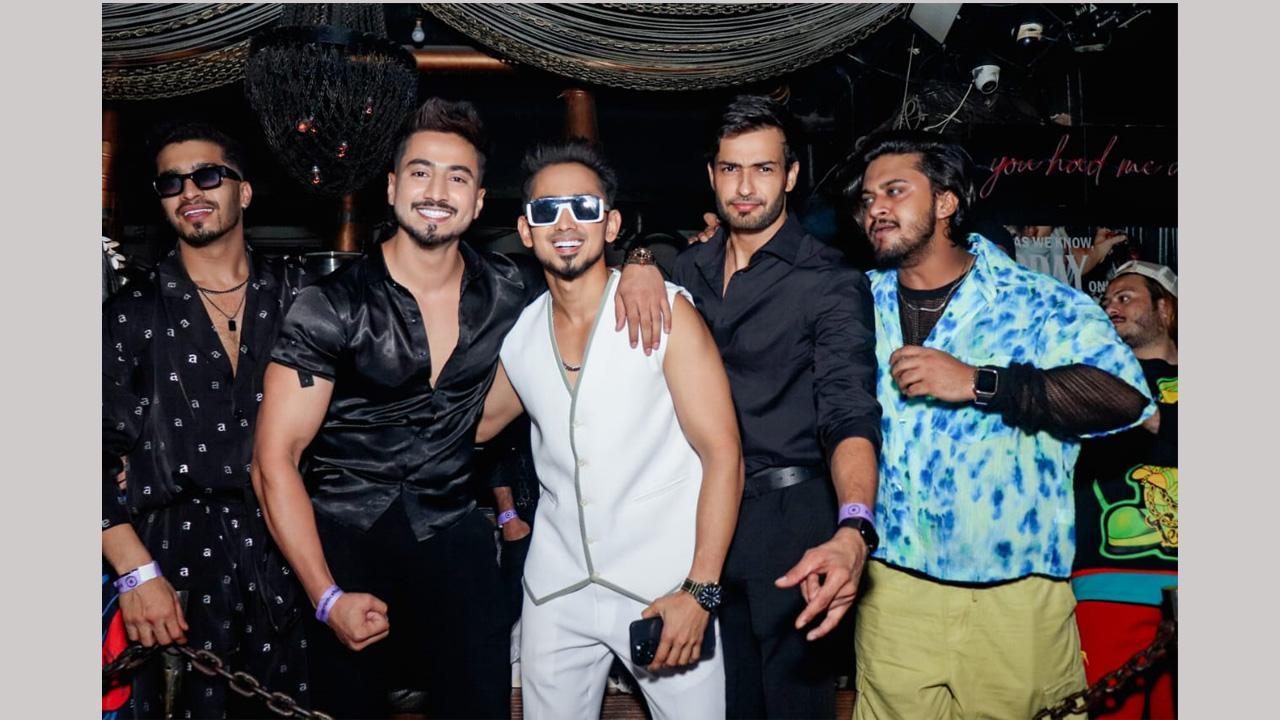 Actor Adnaan Shaikh's Birthday Grand Celebration in Mumbai at Barrel co club