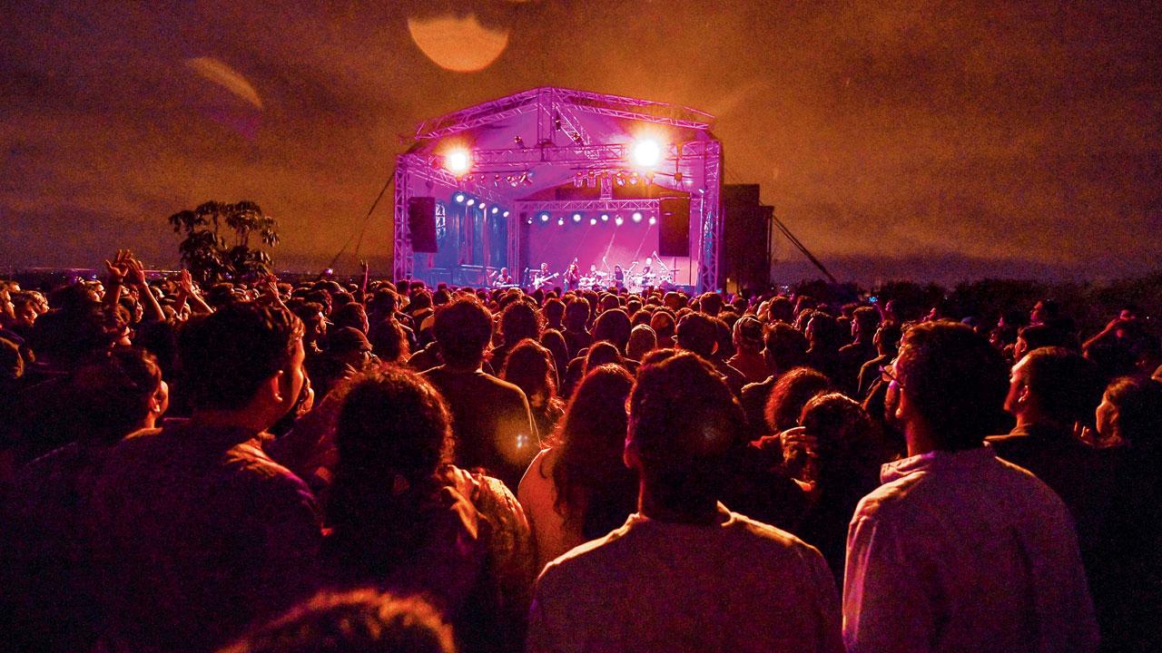 Crowds at an earlier gig. Pics Courtesy/@buddingcreative