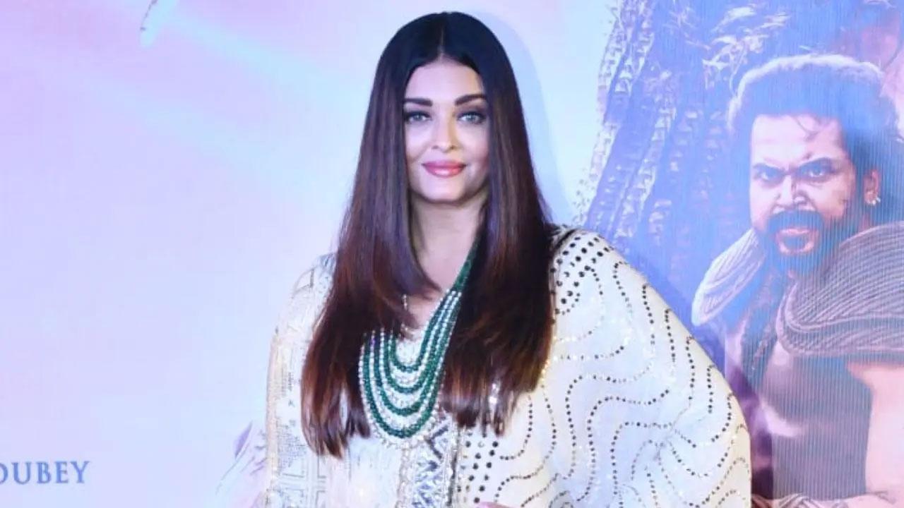 Aishwarya Rai Bachchan took to Instagram to cheer up her husband for 'Ghoomer'. Read more