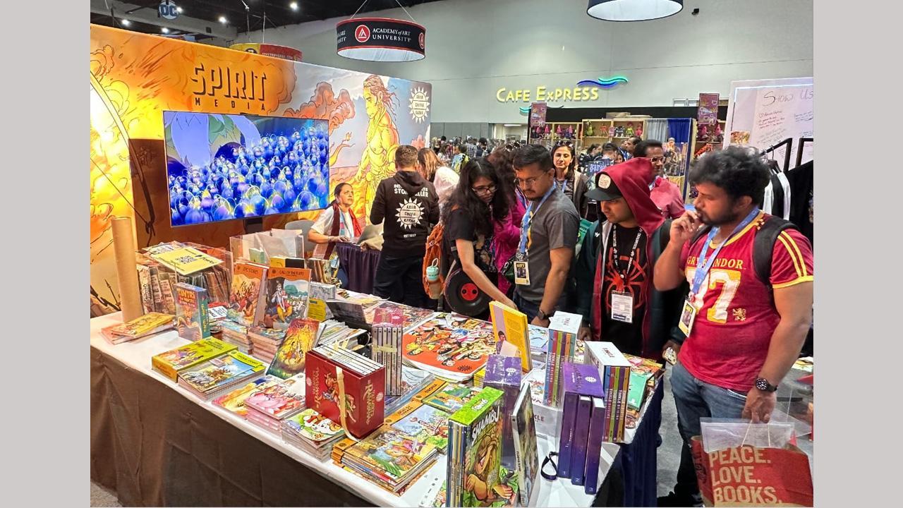 Amar Katha makes history as the Indian comic book company to exhibit San Diego Comic-Con.