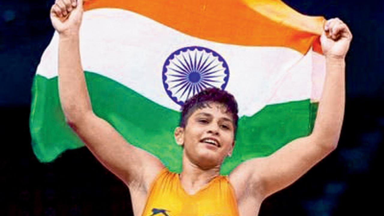 Wrestler Antim tops Worlds trials