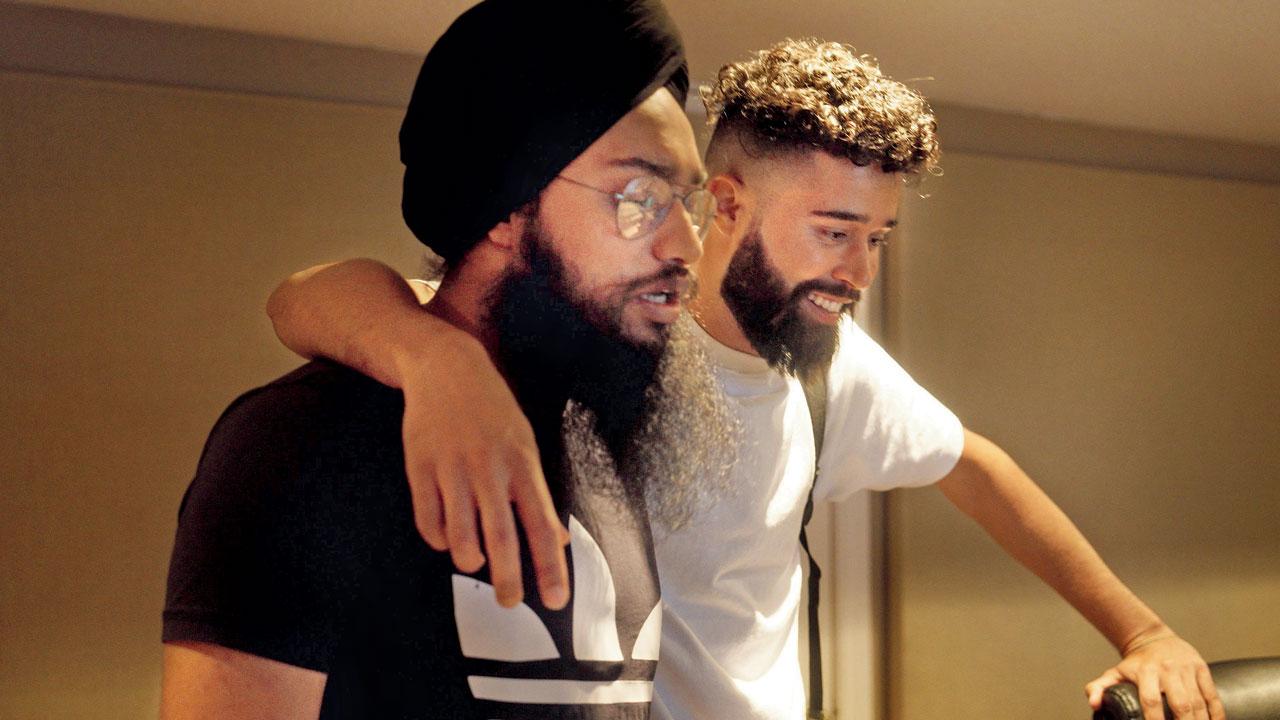 Shinda Kahlon and AP Dhillon working on a new song