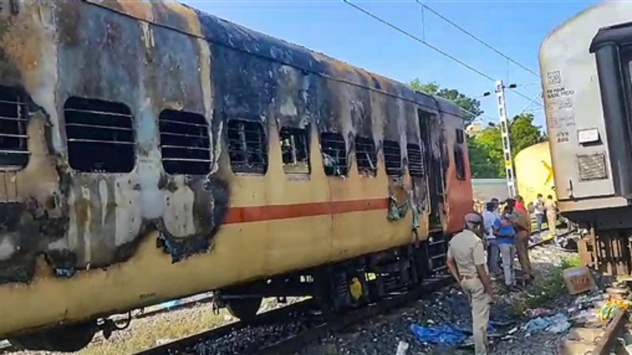 Jolted from sleep, ran for life; Train fire survivor recounts ordeal