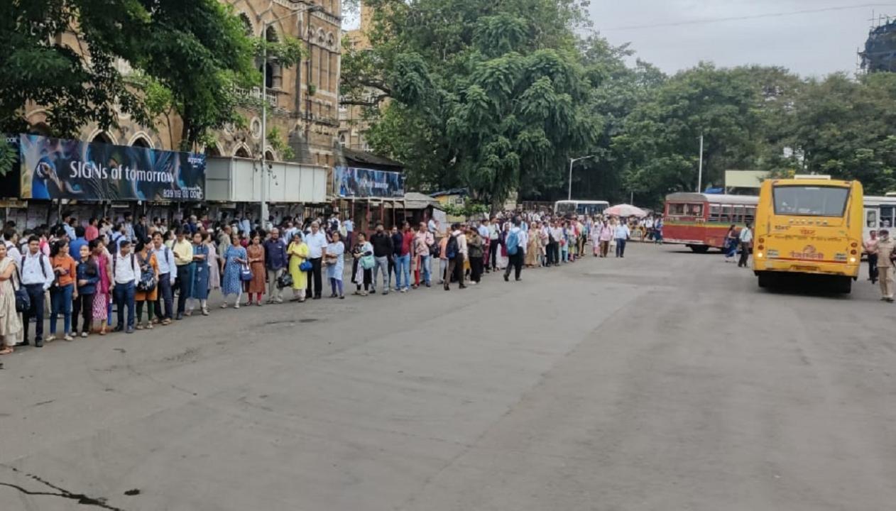 In Photos: BEST bus strike continues on sixth day in Mumbai