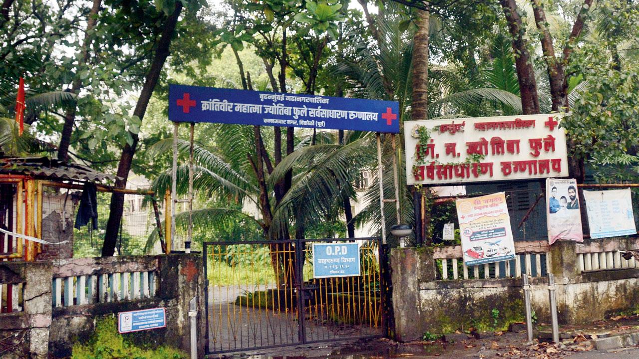 Krantiveer Mahatma Jyotiba Phule Hospital at Vikhroli’s Kannamwar Nagar has been closed for years. File pic/Sayyed Sameer Abedi