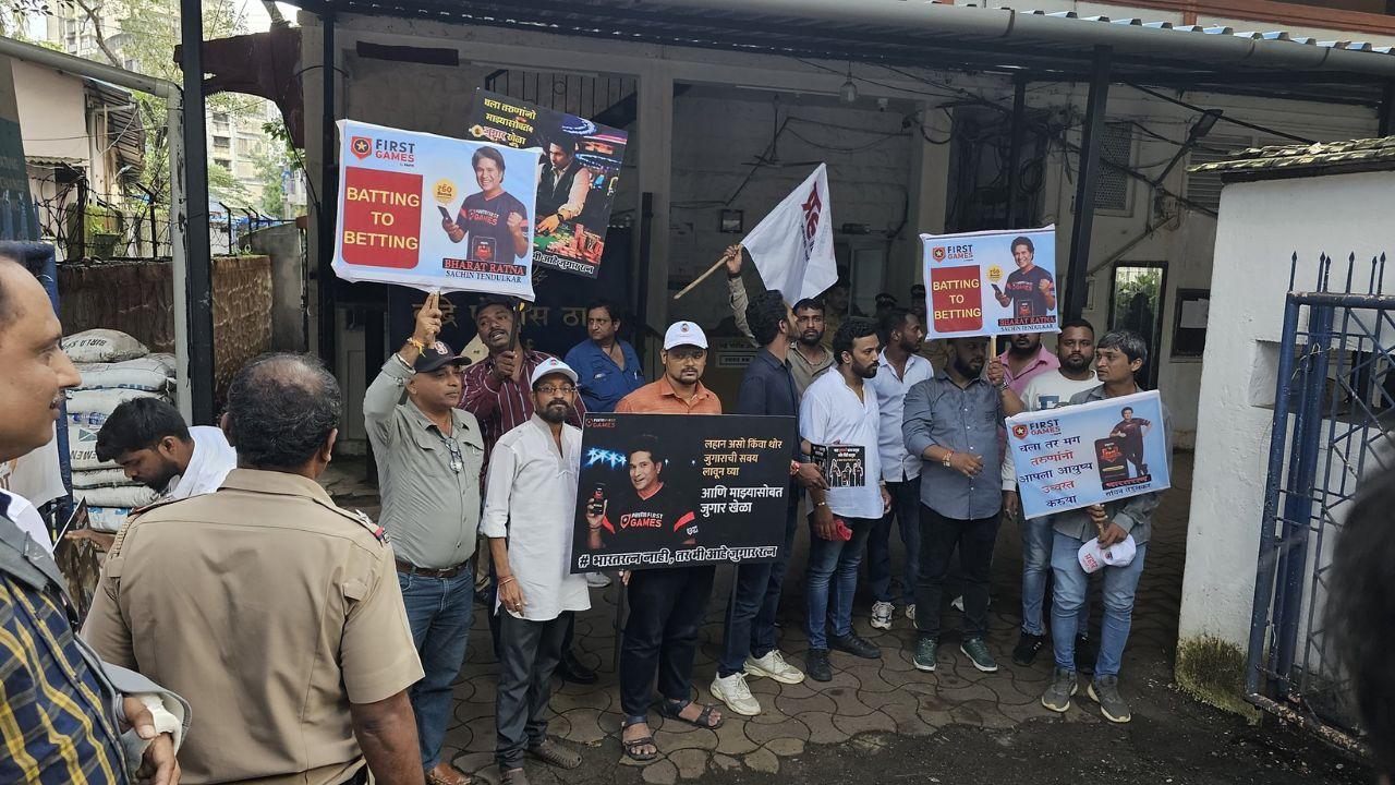 MLA Kadu had previously issued another statement warning Tendulkar to withdraw from endorsements of the online game and also said that he will send legal notice if he does not clarify his stance by August 30. Pic/X