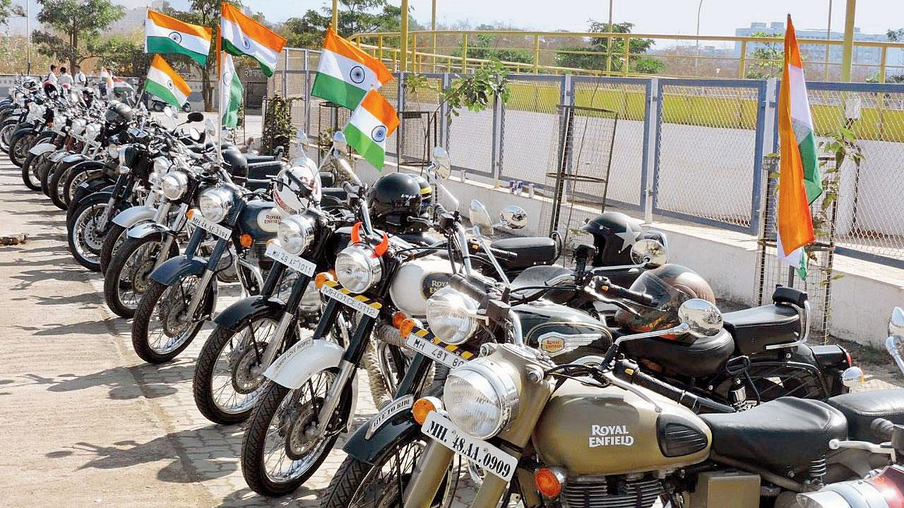 The bike rides are aimed at raising funds for charity, like the welfare of  families of martyred soldiers