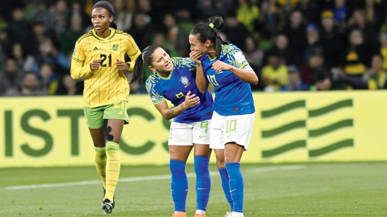 Brazil's Marta exits World Cup in tears