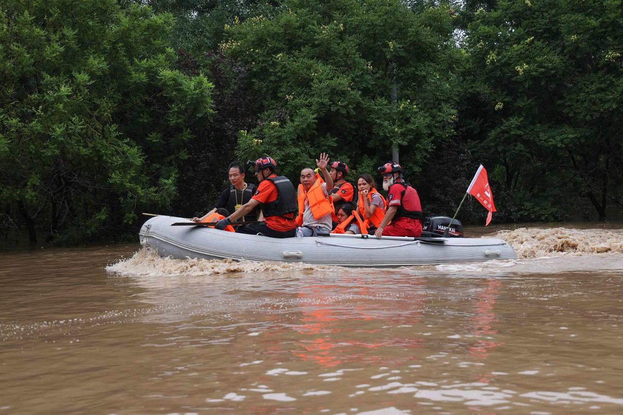 Among the hardest hit areas is Zhuozhou, a small city in Hebei province that borders Beijing's southwest. On Tuesday night, police there issued a plea on social media for lights to assist with rescue work
