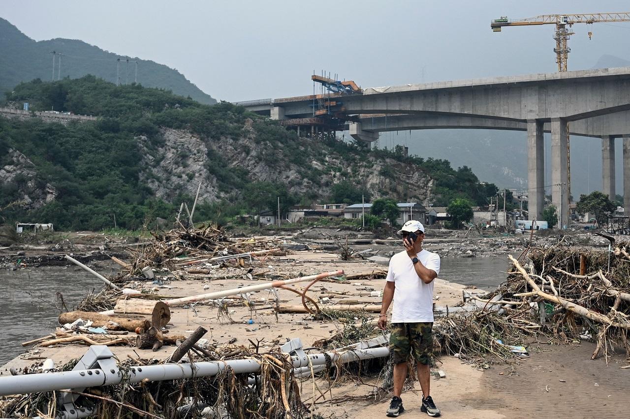 The city recorded 744.8 millimetres (29.3 inches) of rain between Saturday and Wednesday morning, the Beijing Meteorological Bureau said on Wednesday