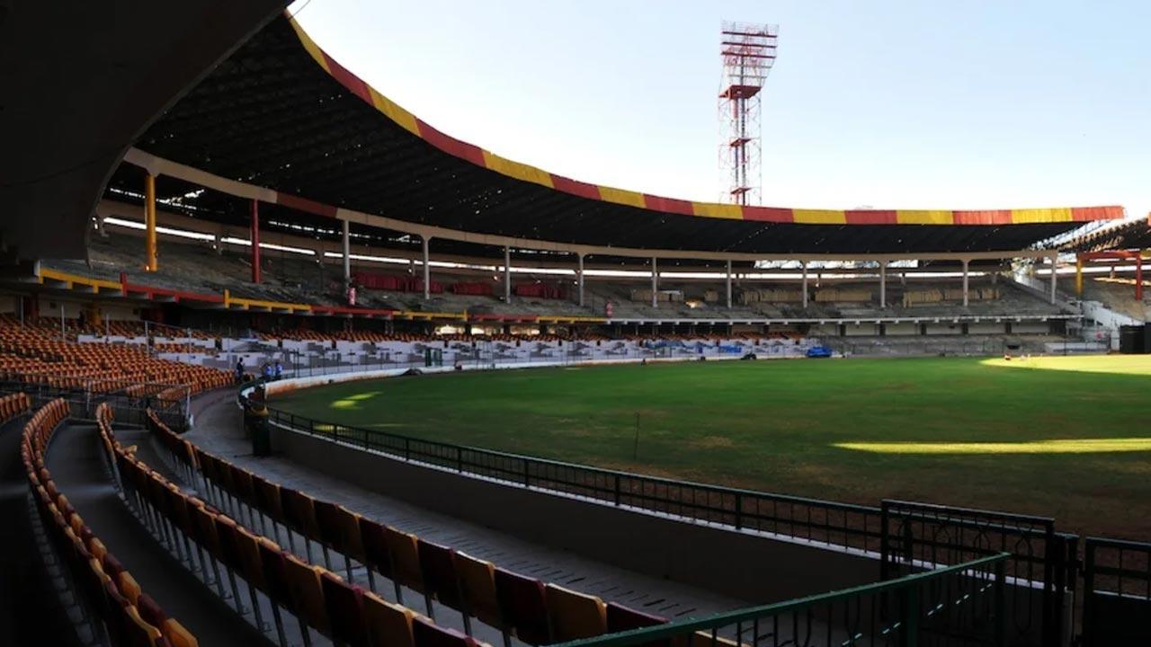 Renovation works in full swing at Chinnaswamy Stadium for ODI World Cup 2023