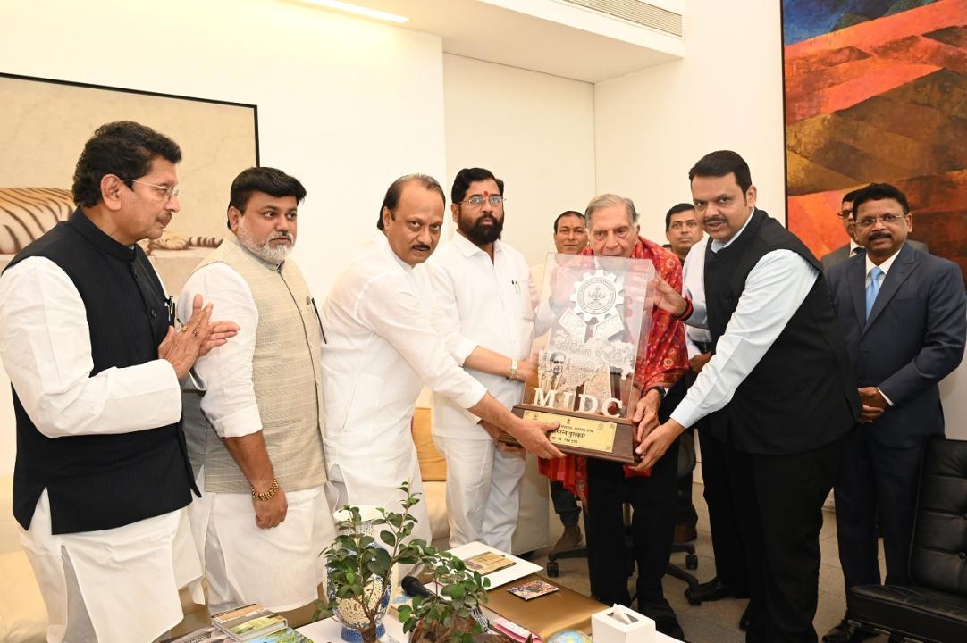 In Photos: Ratan Tata honoured with Maharashtra's first 'Udyog Ratna’ award