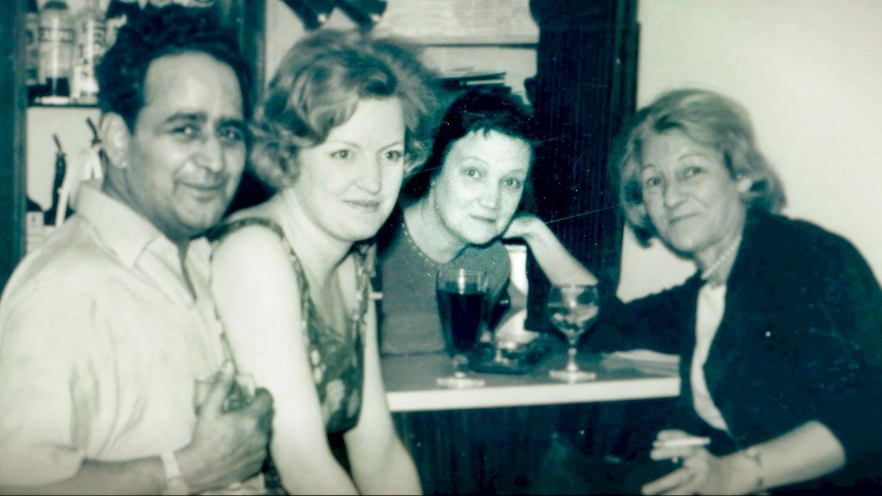 (Expreme right) Doris Mannell started working in the bar of the India Club in 1964 and refused to retire until she was touching 90
