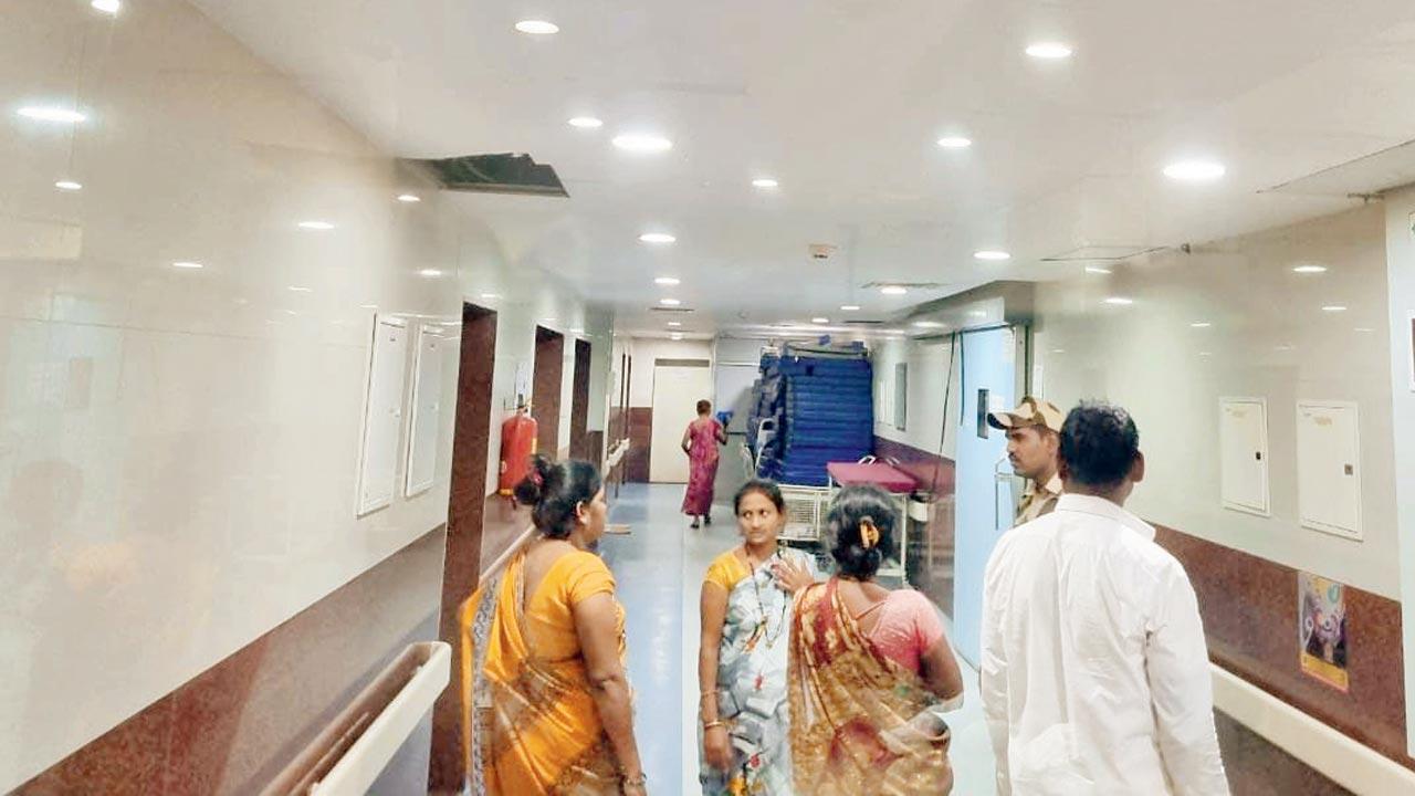 The ICU ward in which 13 of the deaths occured at the Kalwa hospital. Pic/Eshan Kalyanikar