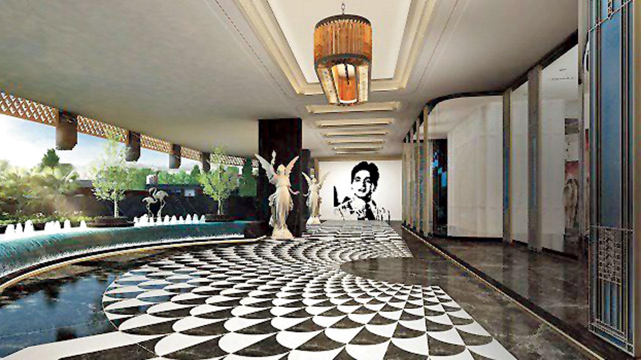 A proposed representation of what the lobby at The Legend will look like