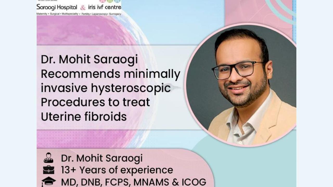 Dr. Mohit Saraogi Recommends Minimally Invasive Hysteroscopic Procedures To Treat Uterine Fibroids