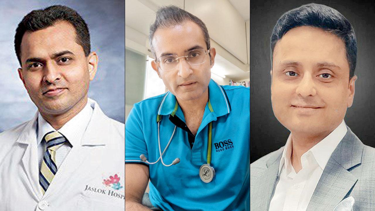 Dr Fazal Nabi, Dr Nihar Parekh and Dr Shreepal Jain