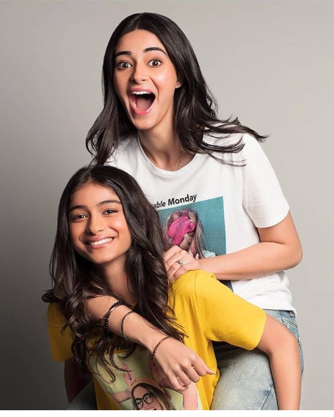 Ananya and Rysa Panday, the Bollywood duo with serious star power. Ananya, the older sis, is a natural when it comes to acting – she's been wowing audiences since her debut. Her energy and killer screen presence have earned her a special spot in the industry. Rysa, the younger one is taking her time to shine, but you can feel the potential, and fans are super excited for her journey. 