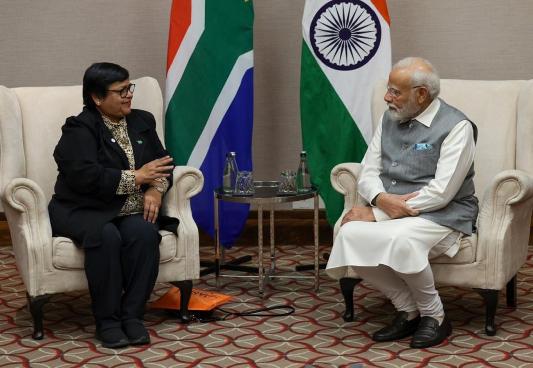 In Photos: PM Modi meets top scientists in South Africa