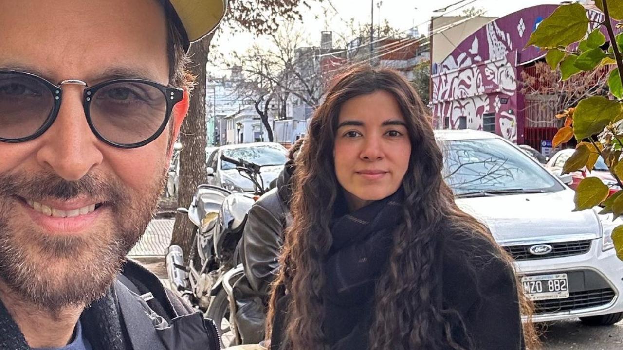 Hrithik Roshan shares new pic with GF Saba Azad from Argentina, fans