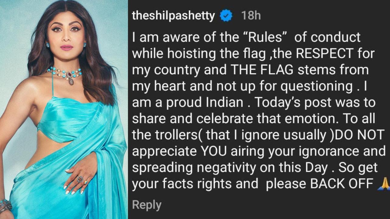 Shilpa Shetty on being trolled for wearing shoes while hoisting flag: I am aware of the 