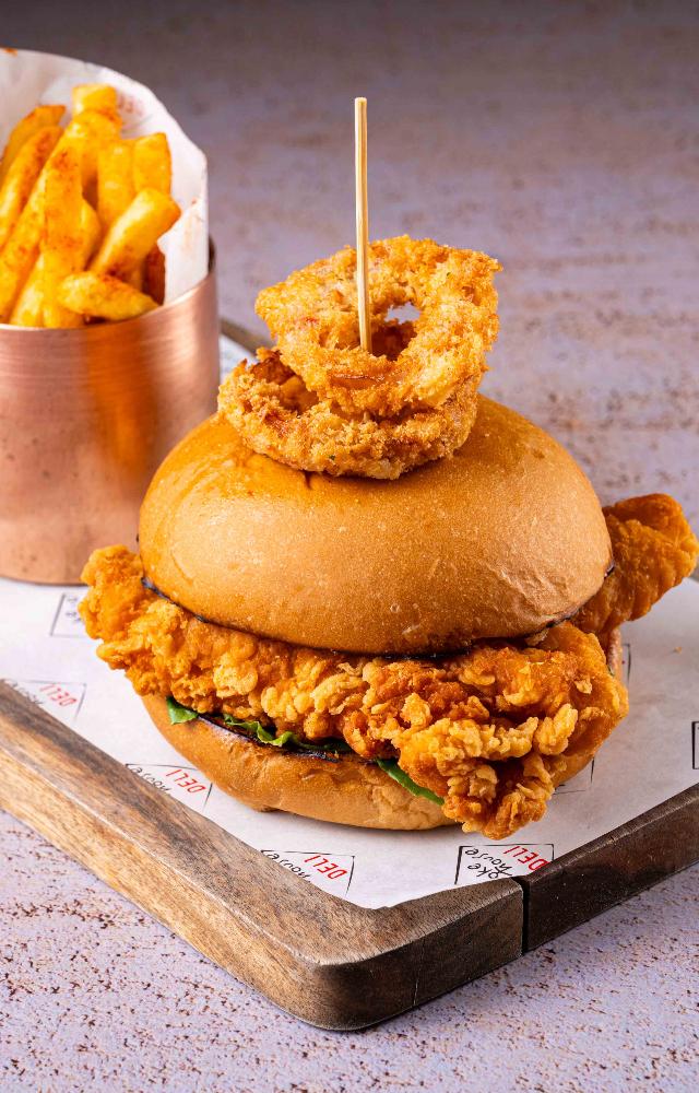 Chef Rollin Lasrado of Smoke House Deli suggests making a Fried Chicken Burger that bursts with different kinds of flavours on the palate