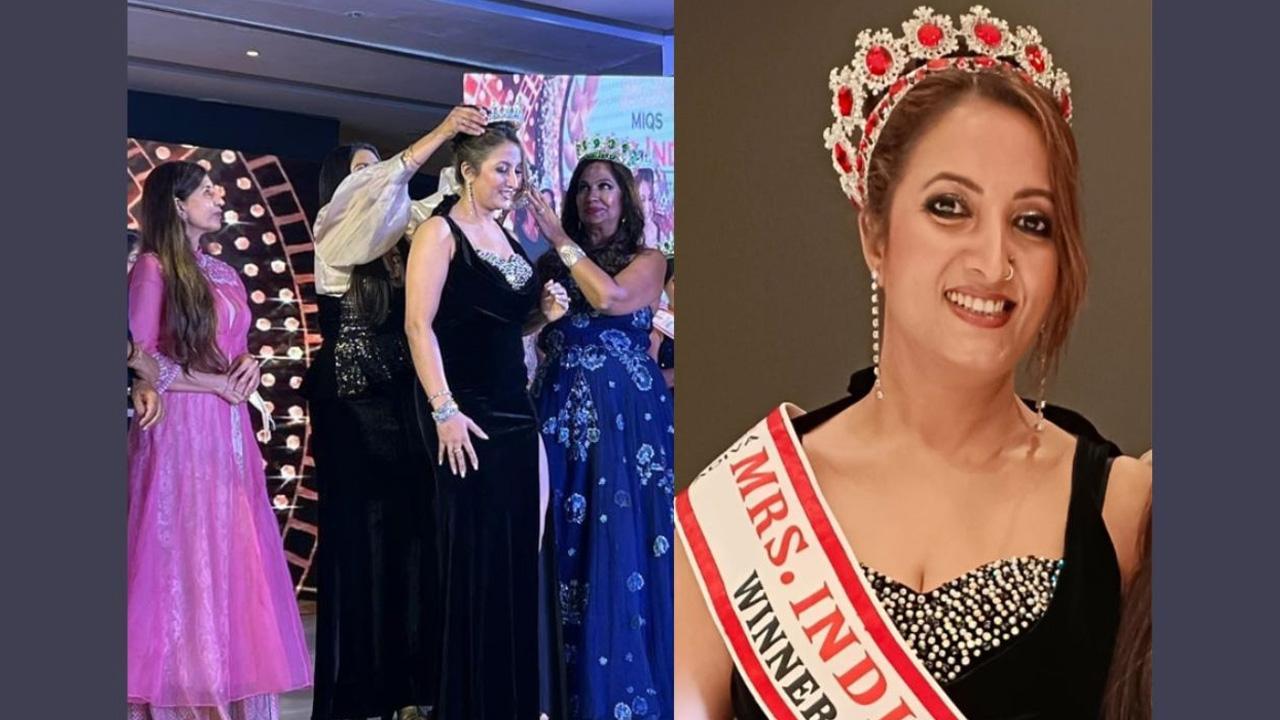 Mrs. Gitanjali Lahkar Is Newly Crowned MIQS Mrs. India 2023