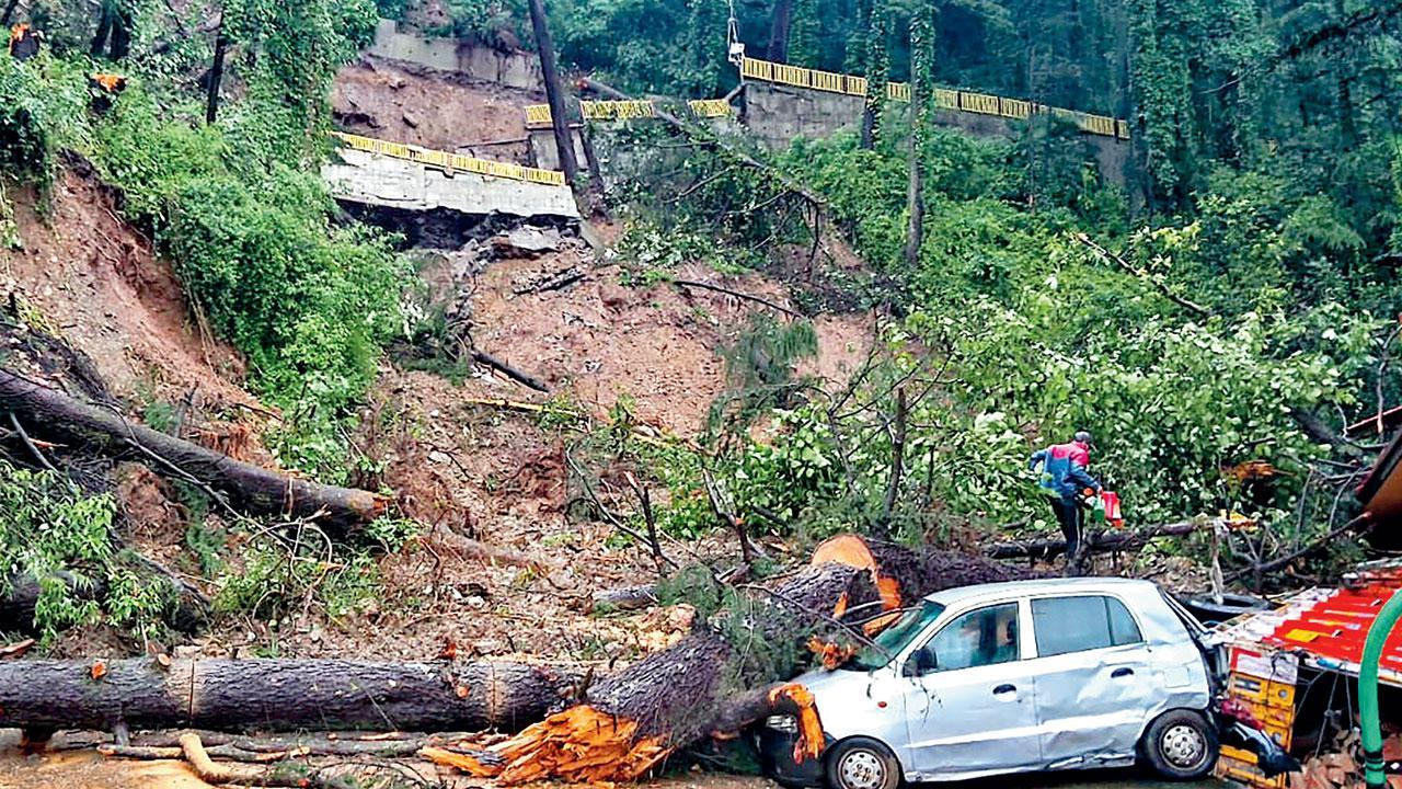 Rain strikes Himachal Pradesh, again