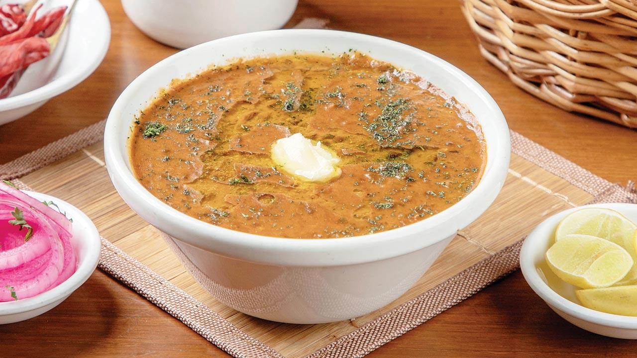 Dal Makhani is the restaurant’s special dish