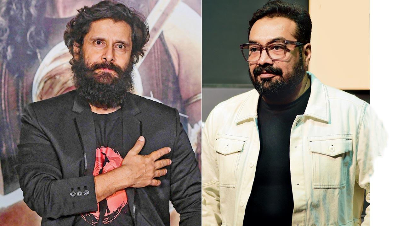 Vikram was the original choice for the film; (right) Anurag Kashyap
