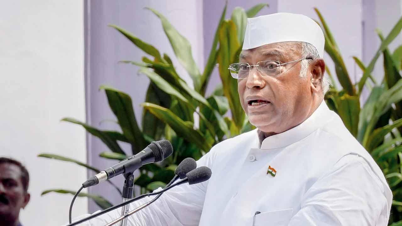 Congress president Kharge targets BJP govt over CAG report on UDAN