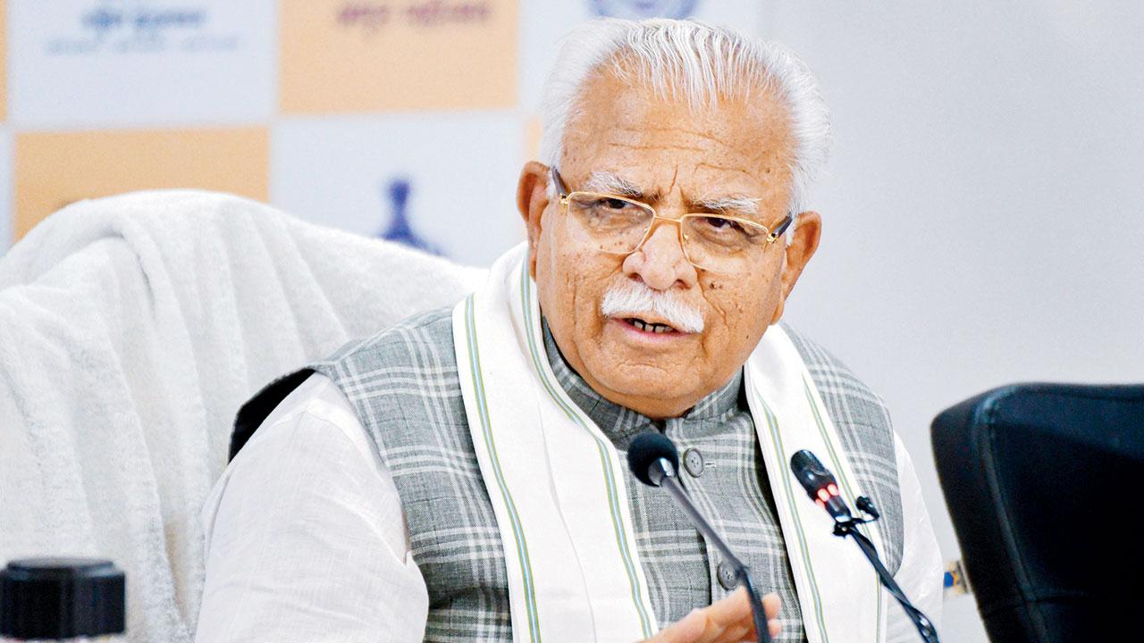 Manohar Lal Khattar, chief minister, Haryana