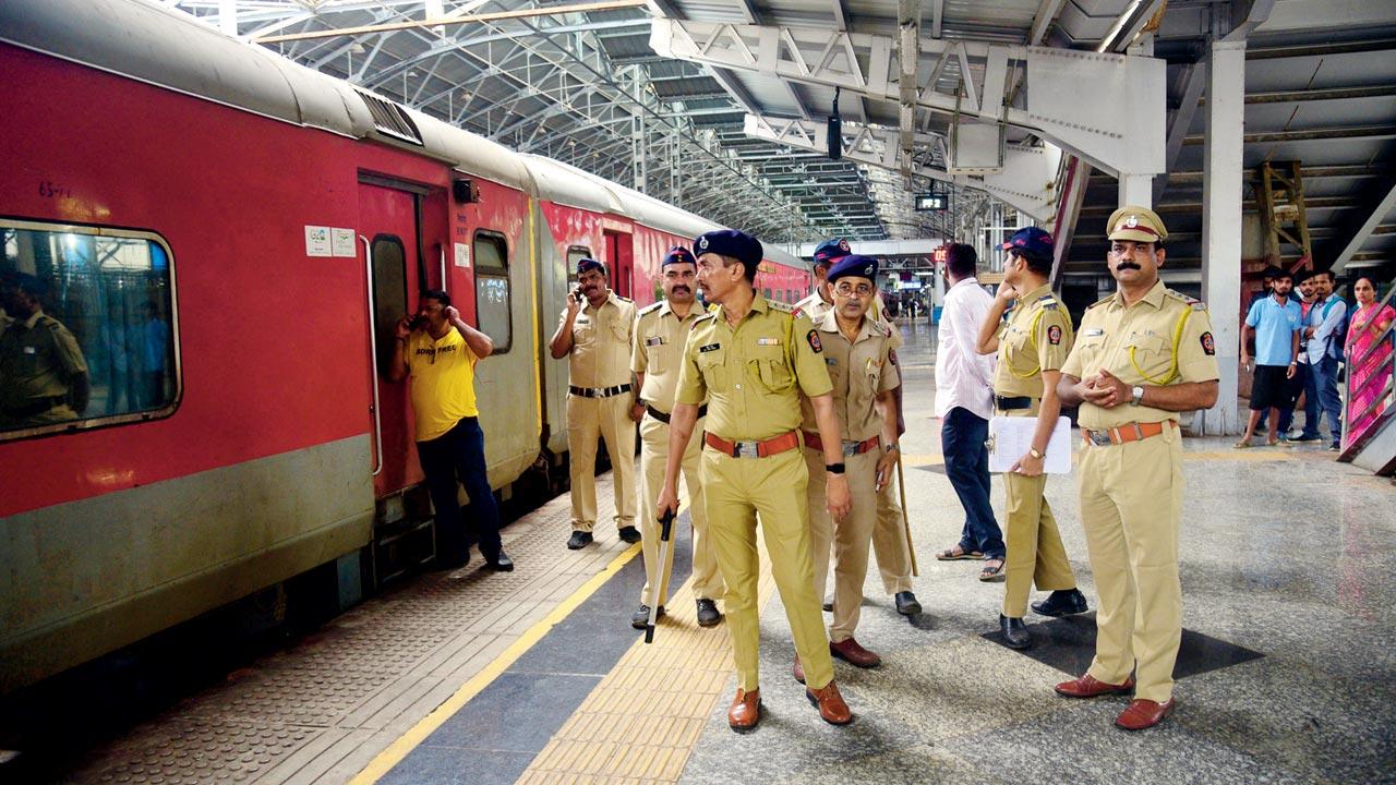 The train on which the tragedy unfolded at Mumbai Central station on July 31. File pic/Pradeep Dhivar