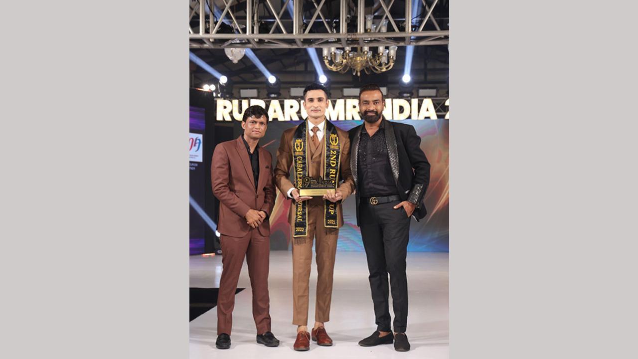 Shining Bright: International Model Kramik Yadav Wins the Prestigious 19th RUBARU Mr. India Dance Guru Award