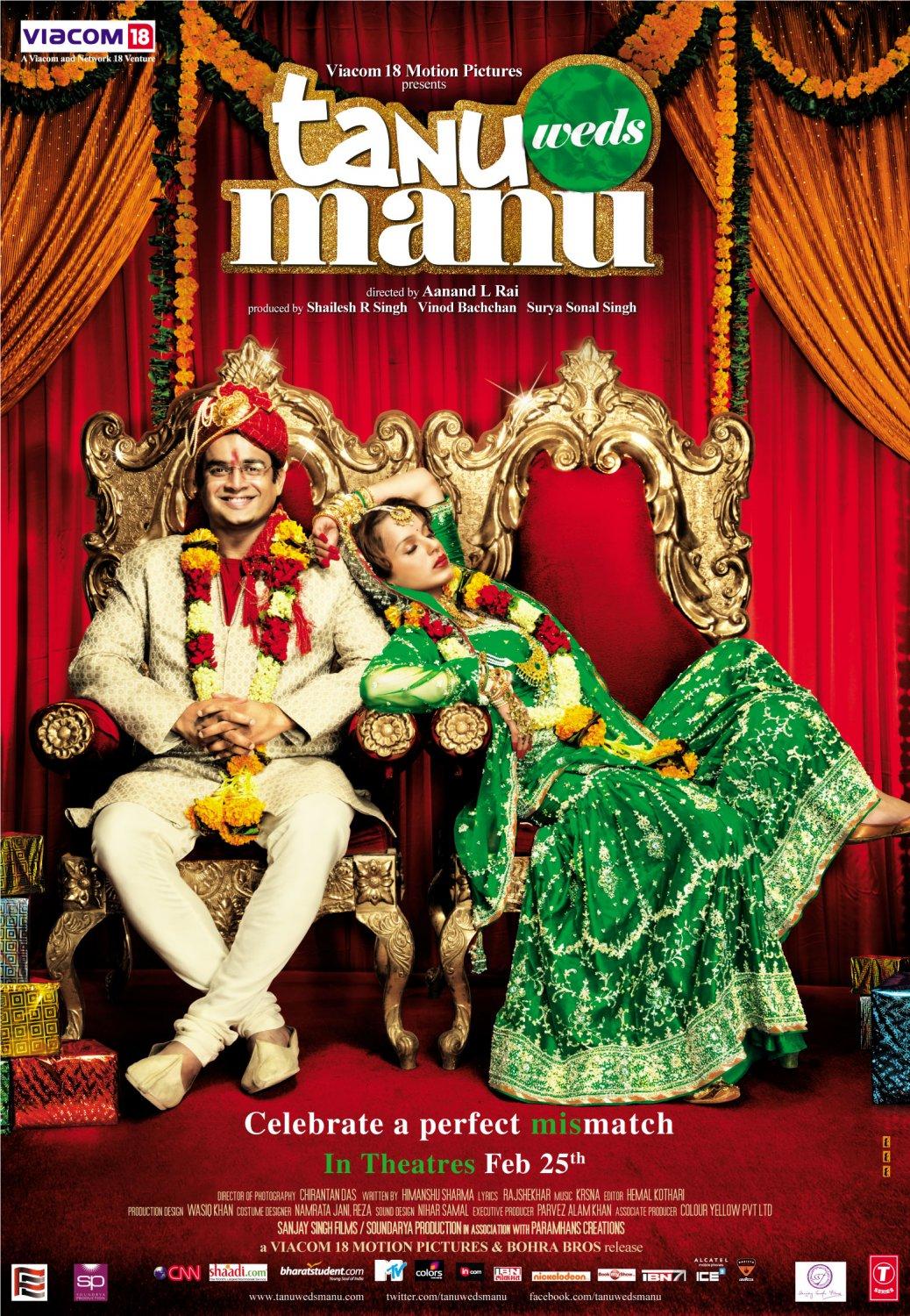 Tanu Weds Manu Returns: A zany romantic comedy sequel that follows the tumultuous married life of a couple with contrasting personalities.