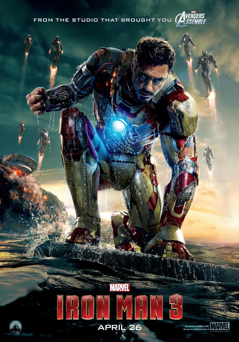 Phase Two (2013-2015)
Iron Man 3 (May 3, 2013) - Join Tony Stark as he faces his most personal and perilous challenge yet, battling the enigmatic terrorist known as the Mandarin.