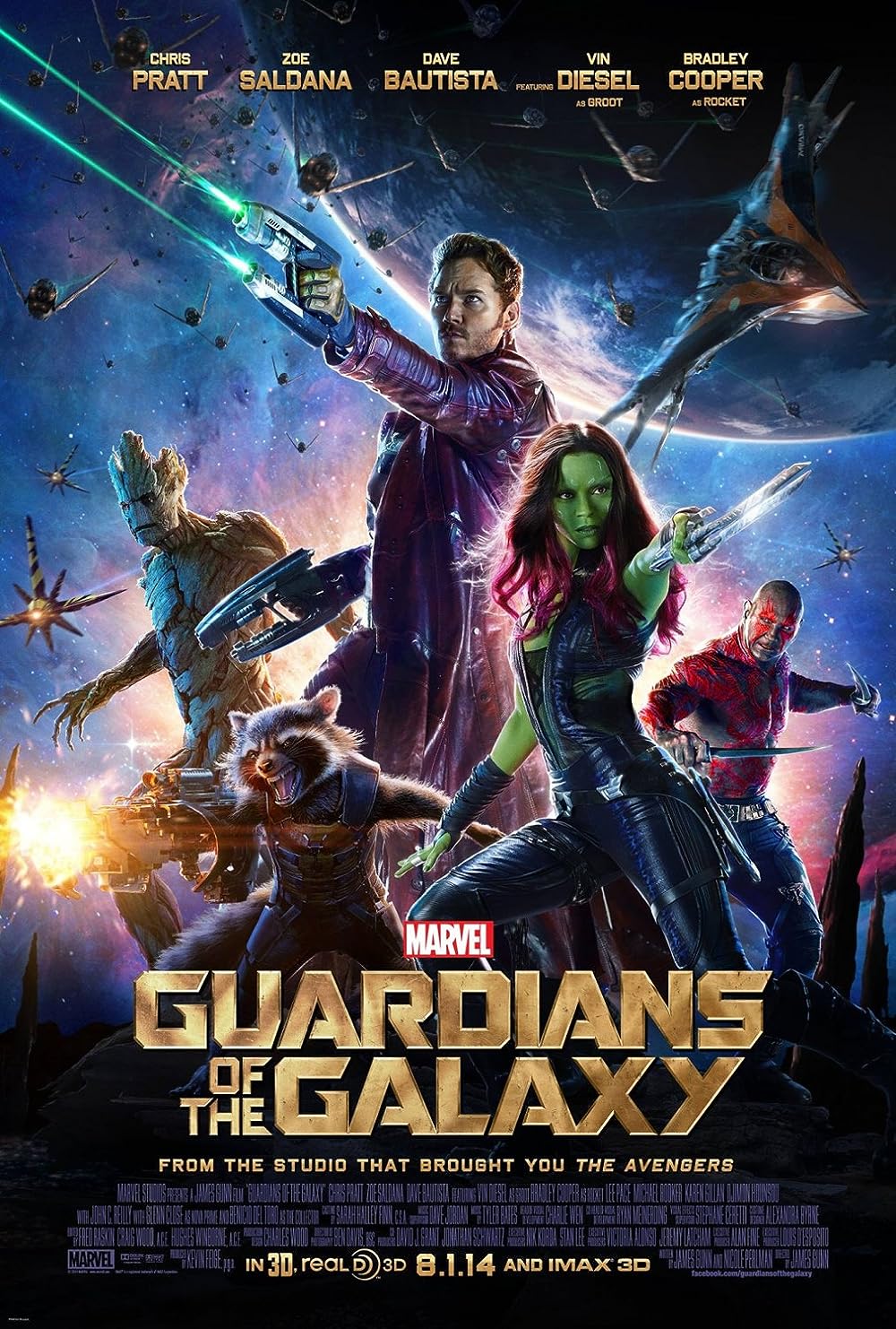 Guardians of the Galaxy (August 1, 2014) - Embark on a cosmic adventure with a band of unlikely heroes as they join forces to save the galaxy from the power-hungry Ronan the Accuser.