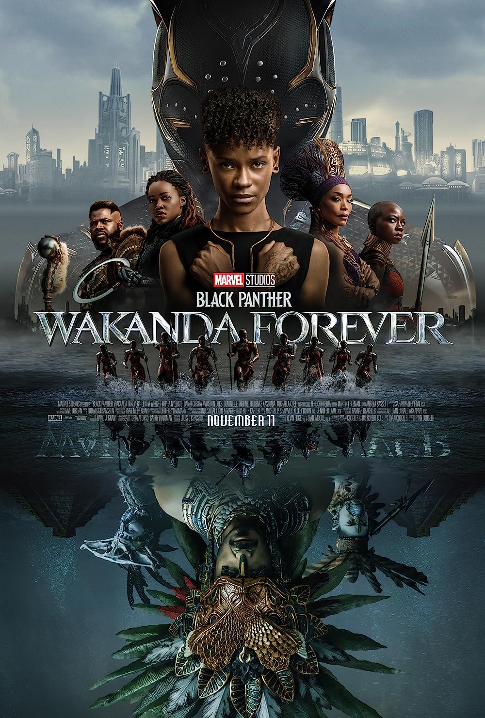 Black Panther: Wakanda Forever (November 11, 2022): In the wake of Chadwick Boseman's tragic passing, the film pays tribute to his legacy while expanding the narrative of Wakanda and its characters.