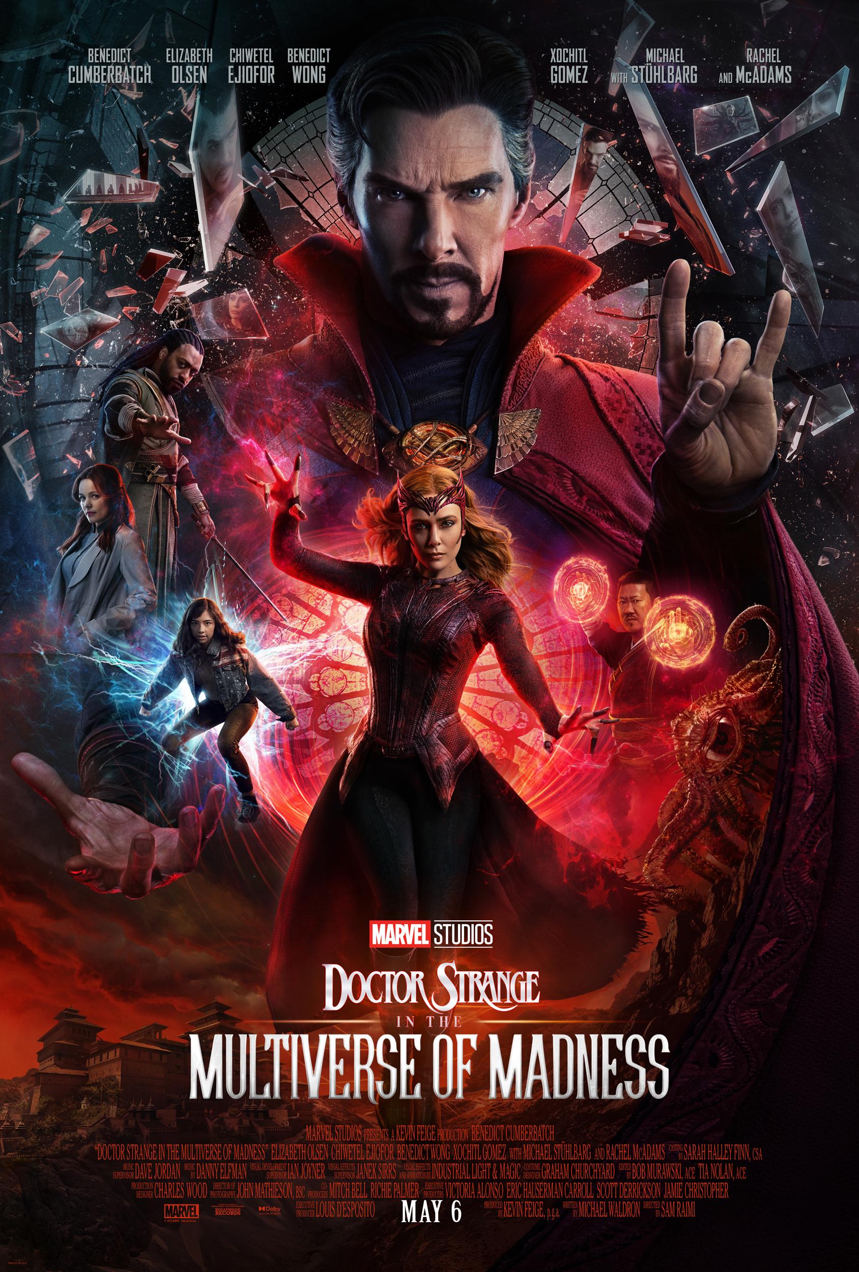 Doctor Strange in the Multiverse of Madness (May 6, 2022): This film delves deep into the multiverse as Doctor Strange teams up with Scarlet Witch.