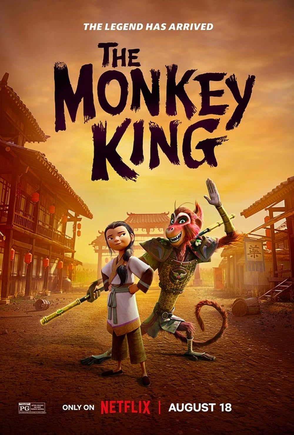 The Monkey King (Netflix): Embark on a thrilling animated adventure with the extraordinary Monkey King. This courageous simian possesses exceptional skills and an unshakable sense of self.