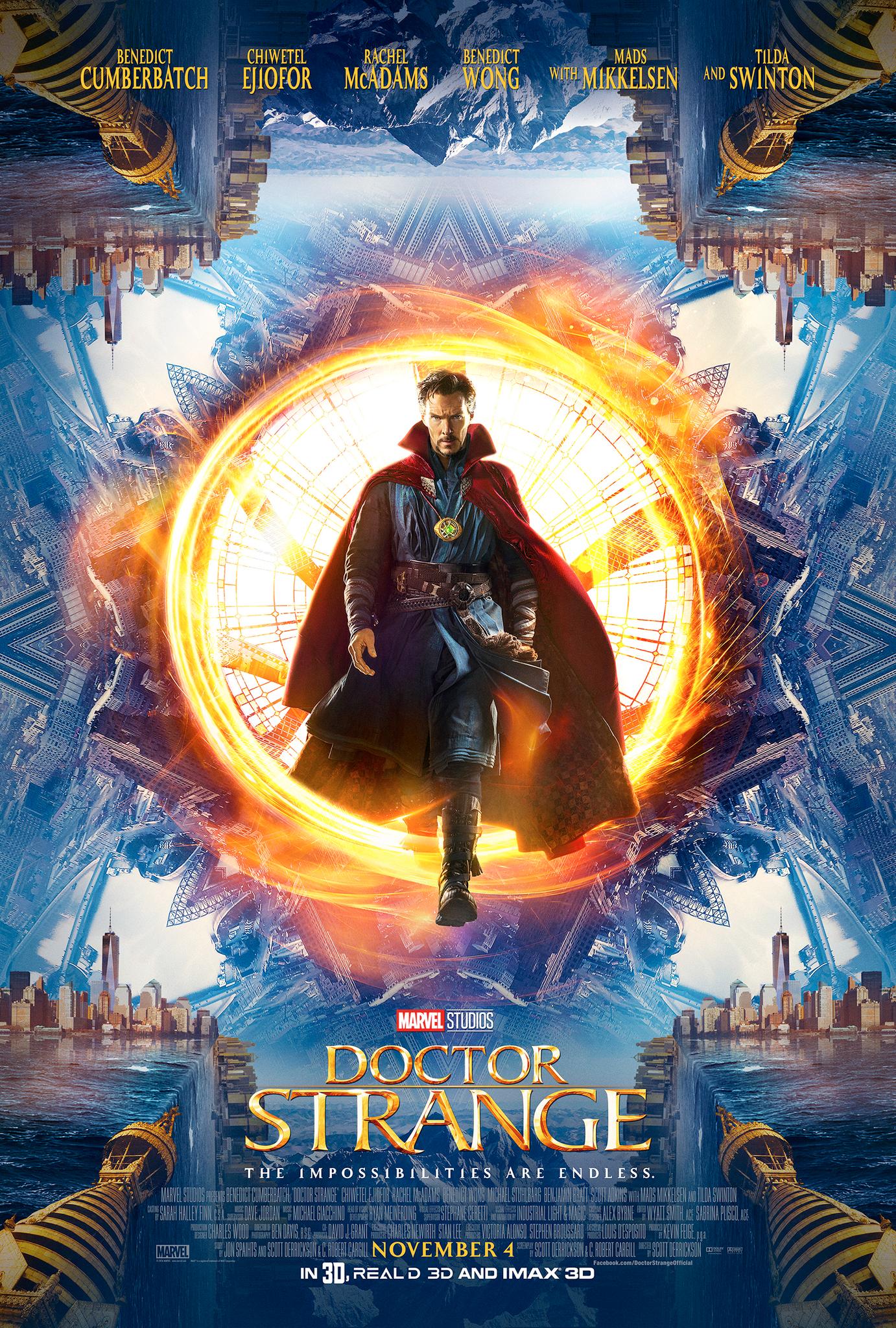 Doctor Strange (November 4, 2016) - Enter the mystical realm as brilliant neurosurgeon Stephen Strange embarks on a journey of self-discovery to become the Sorcerer Supreme.