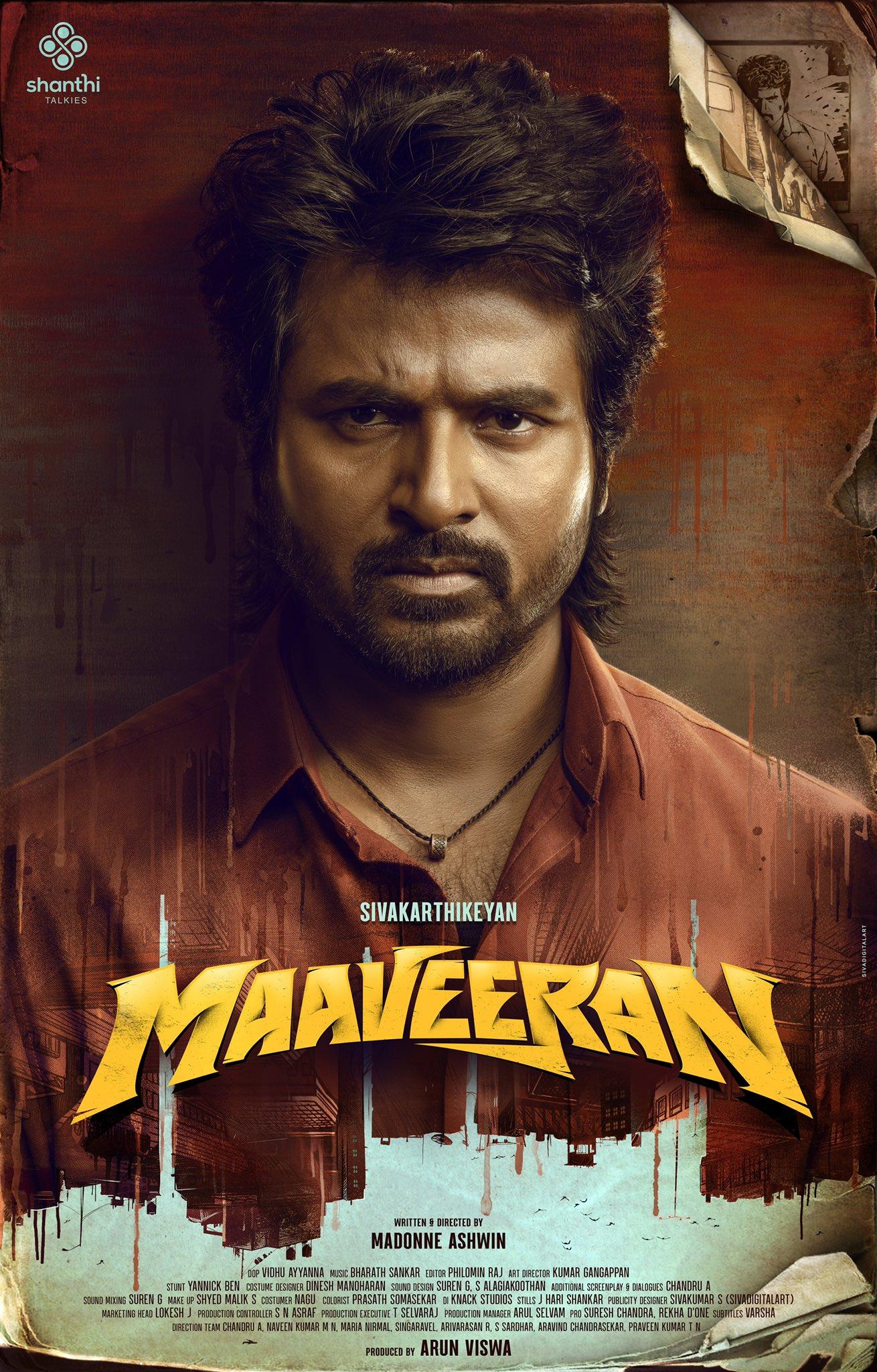 Maaveeran ( Prime Video): Maaveeran introduces us to a timid cartoonist whose life takes an unexpected turn. He starts hearing the voice of his comic strip character, Maaveeran, a fearless warrior.