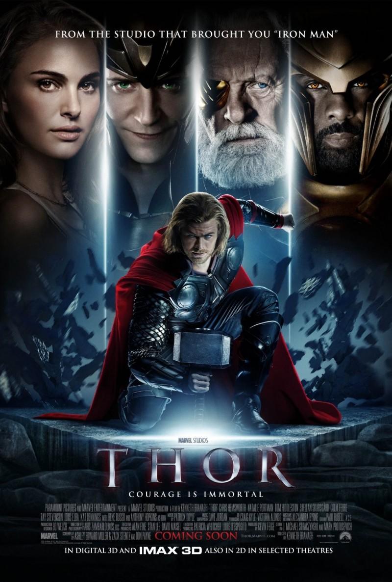 Thor (May 6, 2011) - Journey to the realm of Asgard and beyond as Thor, the God of Thunder, is banished to Earth and must learn the true meaning of heroism and humility.