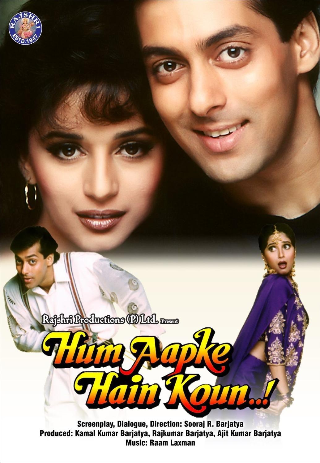 Hum Aapke Hain Koun... narrates the tale of Prem (Salman Khan) and Nisha (Madhuri Dixit), whose paths intertwine as they convene for the first time during the preparations for the wedding of Prem's older brother, Rajesh (Mohnish Behl), and Nisha's elder sister, Pooja (Renuka Shahane).