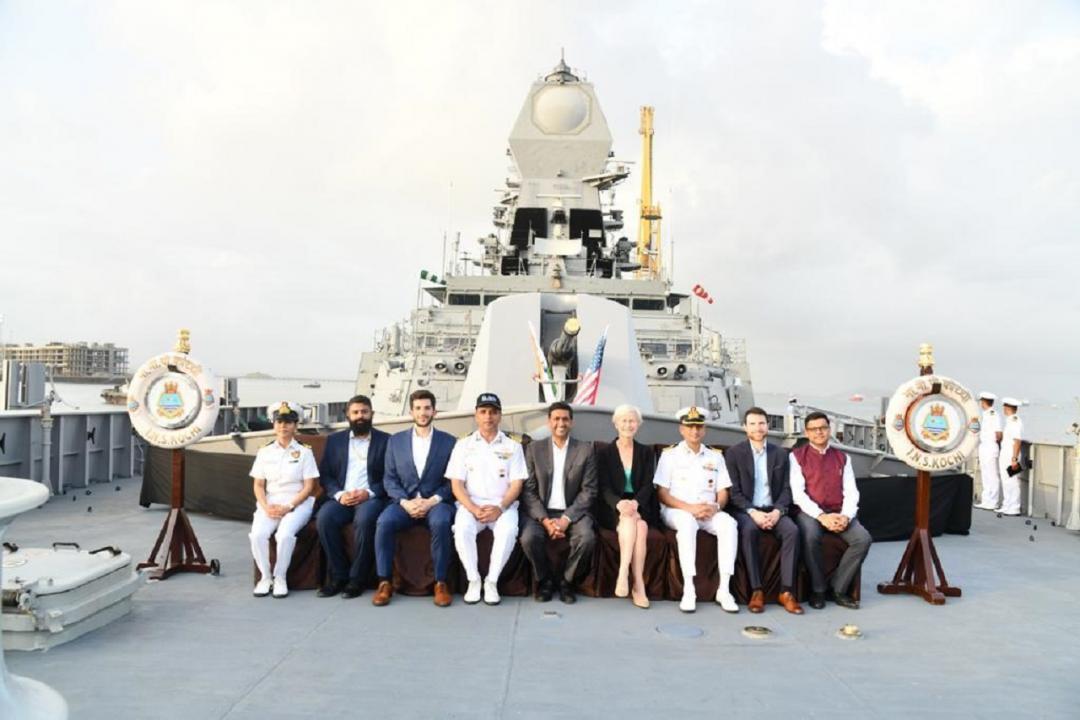 Mumbai: US congressional delegation visits western naval command headquarters