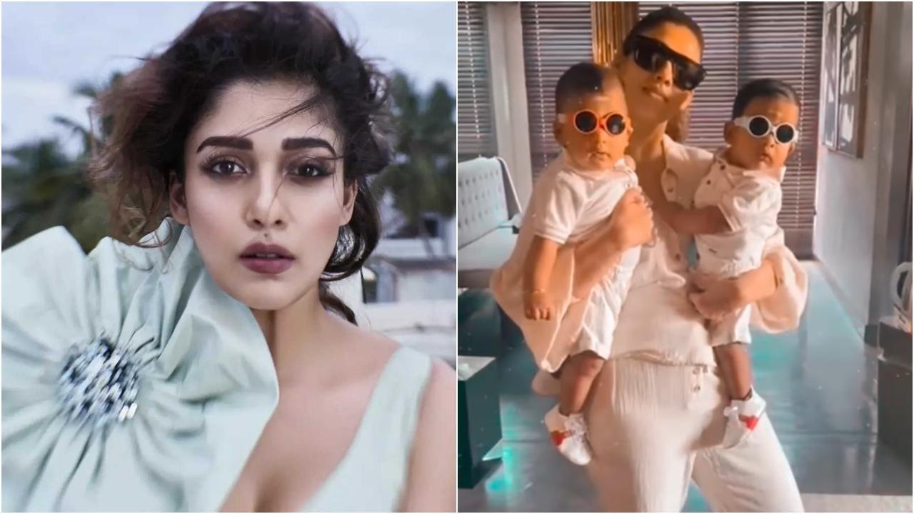 Nayanthara Heroine Sex Videos - Nayanthara makes her Instagram debut on Jawan trailer day, introduces sons  Uyir and Ulagam with a reel