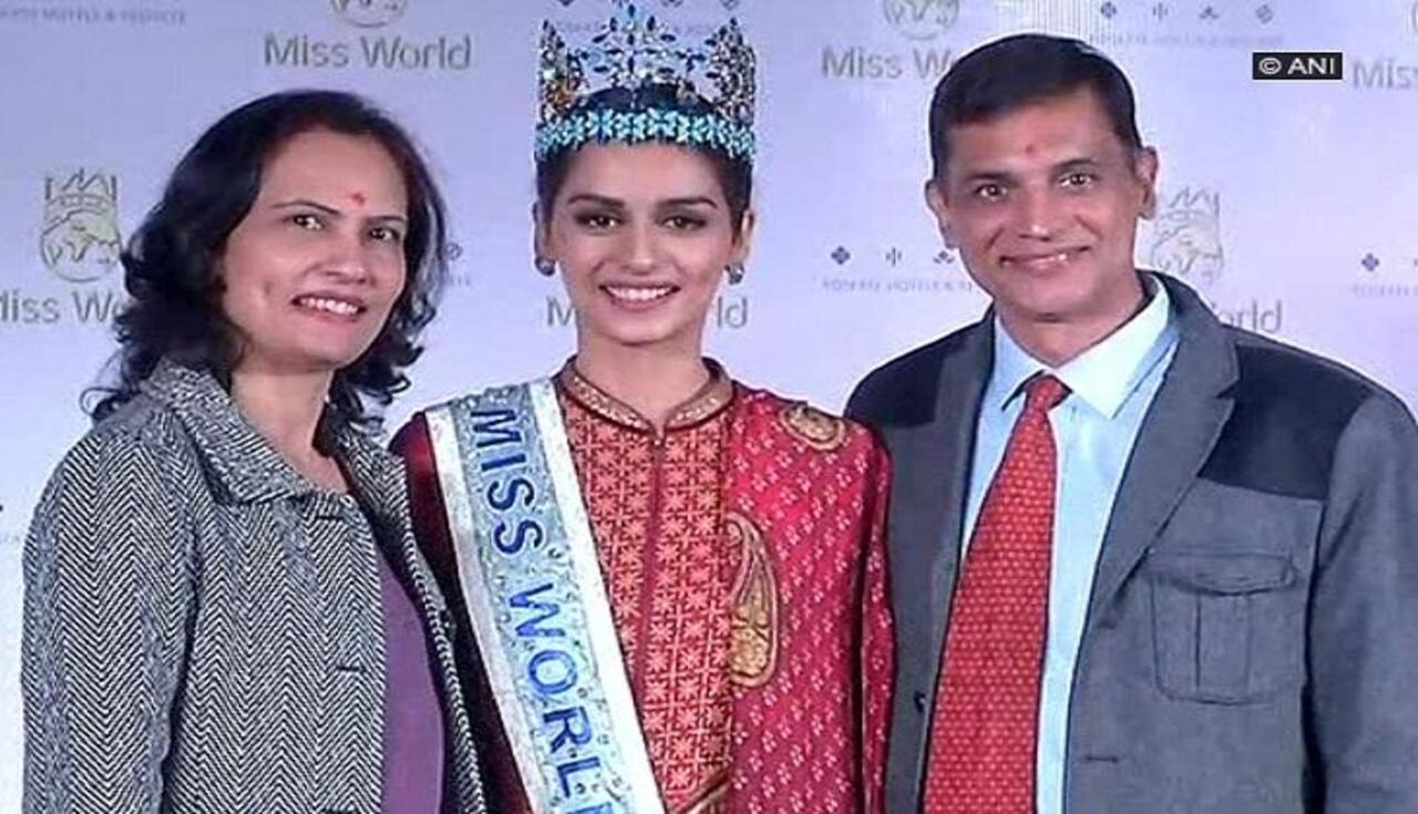 Manushi Chhillar's father, Dr Mitra Basu Chhillar, is a physician and scientist at Defence Research and Development Organisation