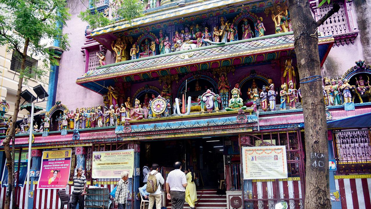 The Kochu Guruvayoorappan temple readies itself for the big day at Matunga