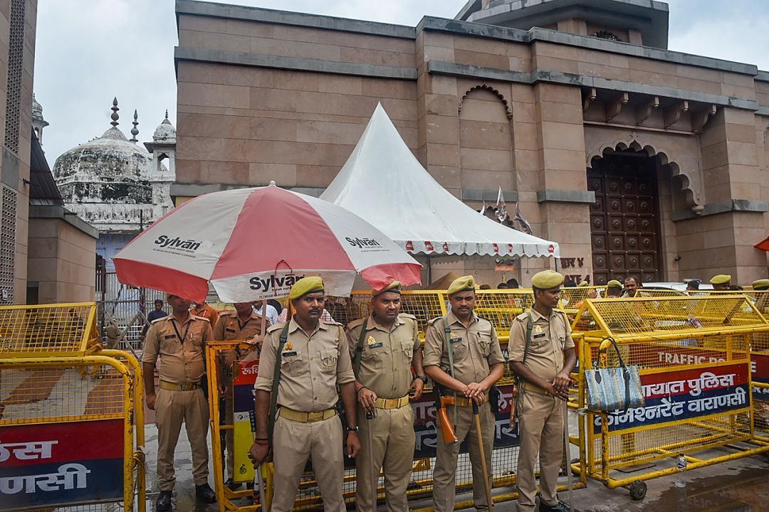 Gyanvapi row: ASI team begins scientific survey of mosque complex in UP's Varanasi